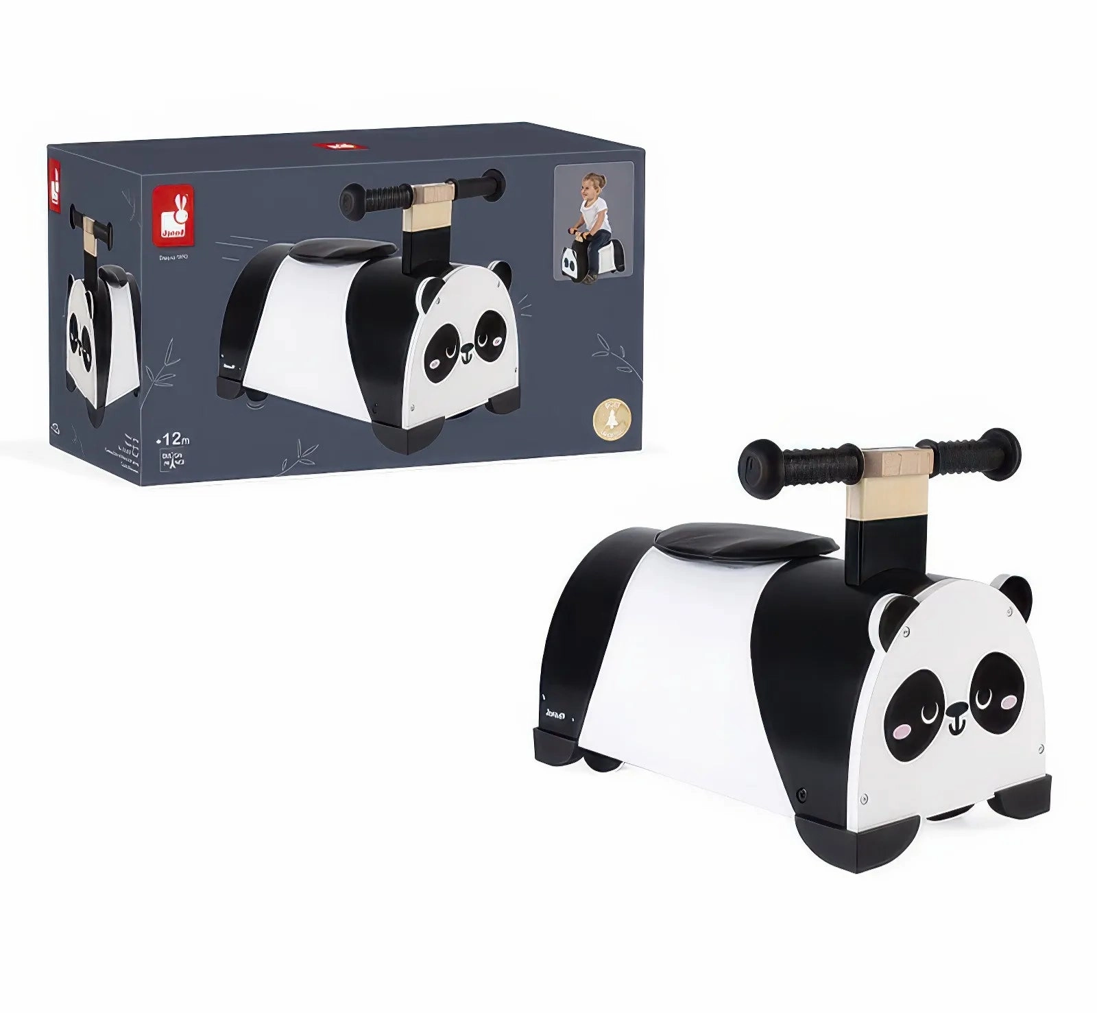 Creative minds Janod Panda Wooden Ride-On