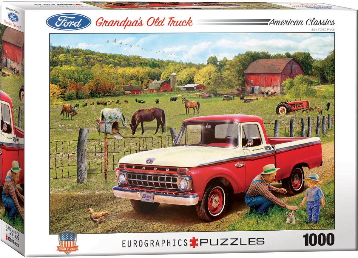 Growing minds Grandpas Old Truck 1000Pc