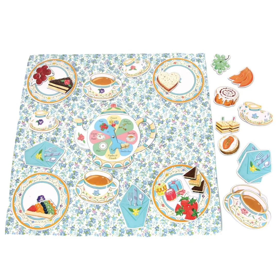Skill-building tools Preschool minds Tea Party Spinner Game