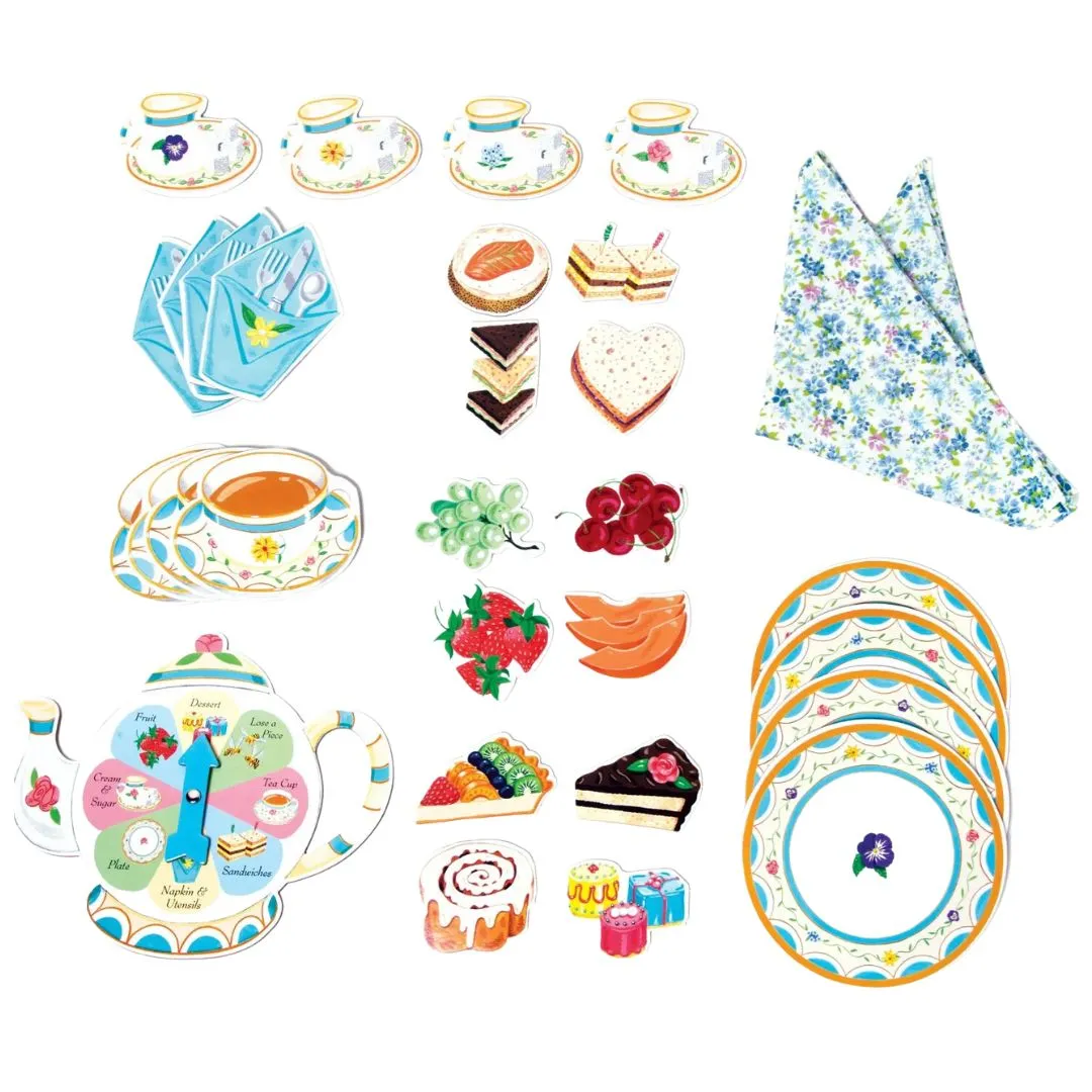 Playroom adventures begin here Tea Party Spinner Game
