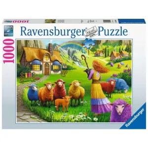 The Happy Sheep Yarn Shop 1000Pc Busy kids Educational fun