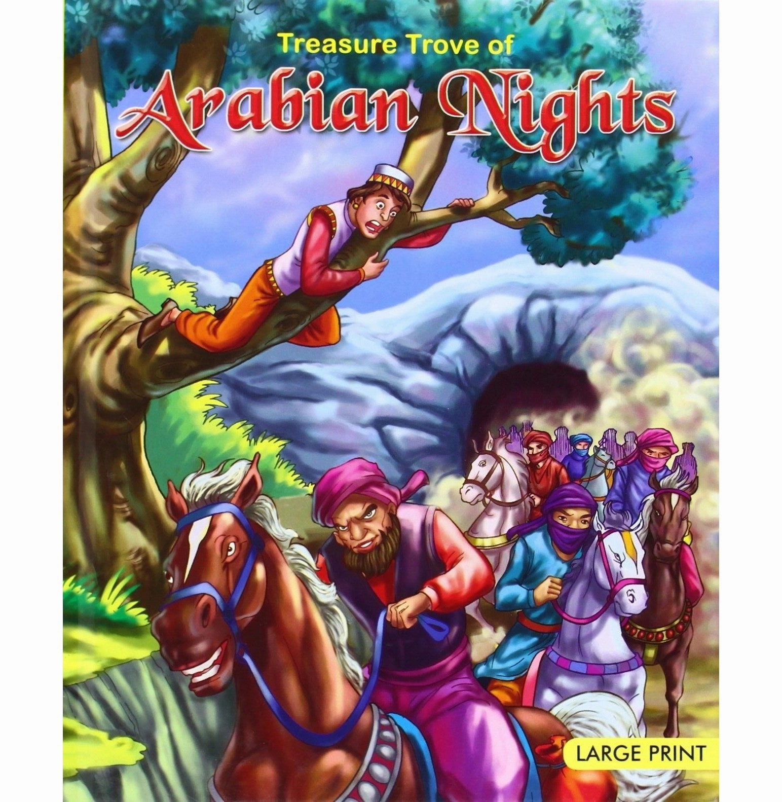 Tiny thinkers Fun for curious minds Large Print: Treasure Trove Of Arabian Nights [Hardcover] Om Books Editorial Team