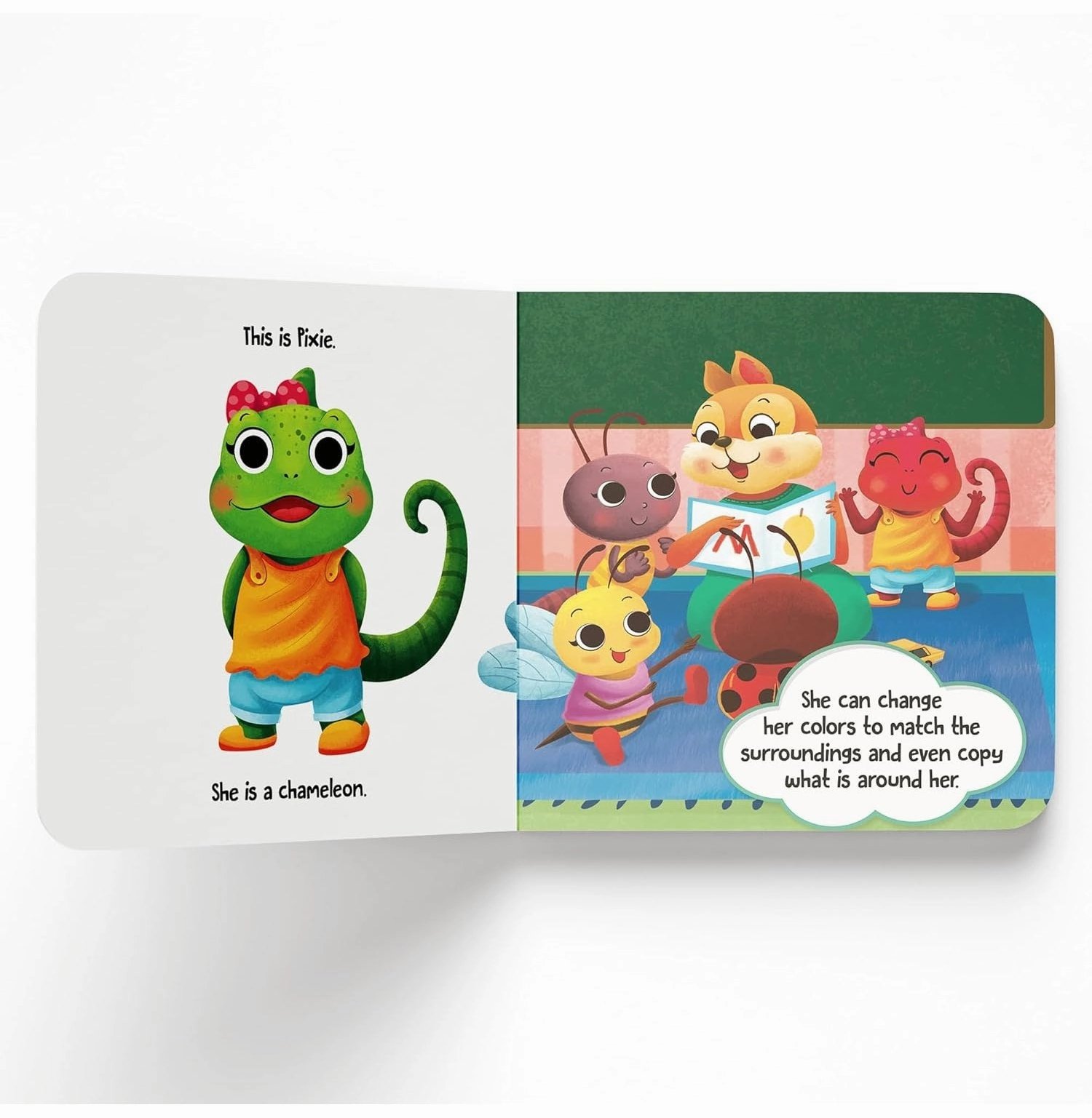Engaging young minds Little Tales Big Values: Pixie The Chameleon Copies All The Wrong Things