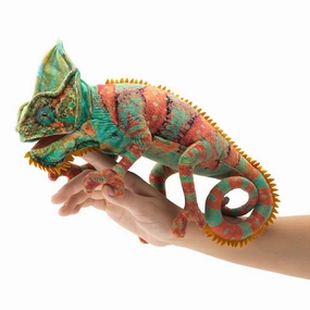Small Chameleon Puppet Learning through play Preschool minds