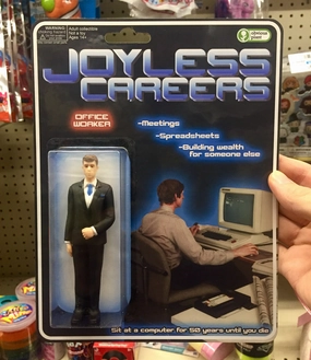 Preschool minds Young minds at work Joyless Careers - Office Worker Figure