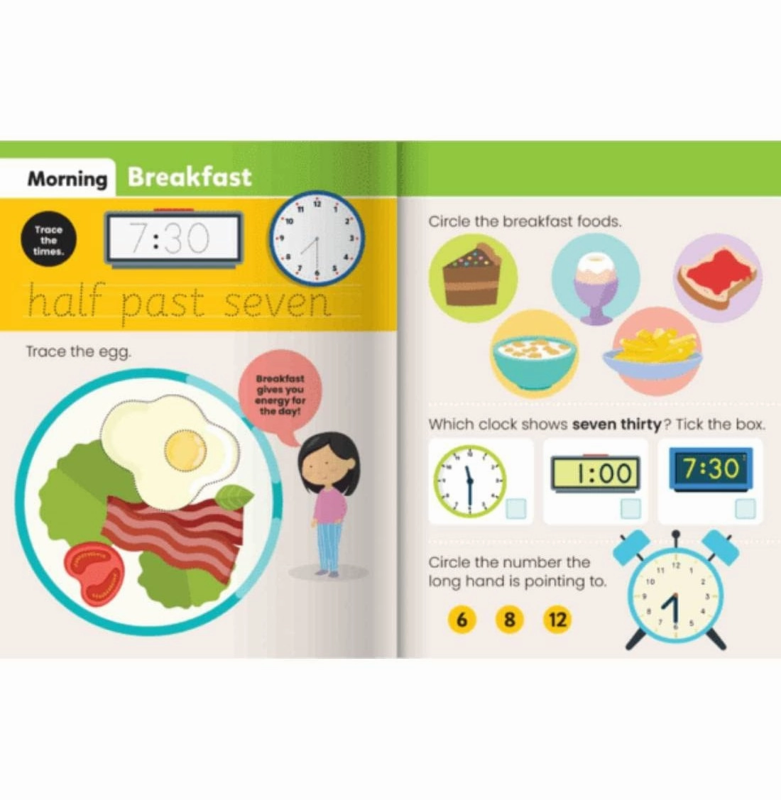 Junior Explorers Write And Wipe Time Book [Paperback] Hinkler Learning tools