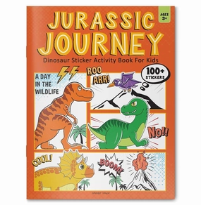 Growth tools Jurassic Jamboree Dinosaur Sticker Activity Book For Kids