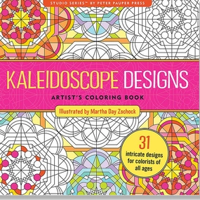 Kaleidoscope Designs Artist'S Coloring Book Educational fun Parent-approved learning