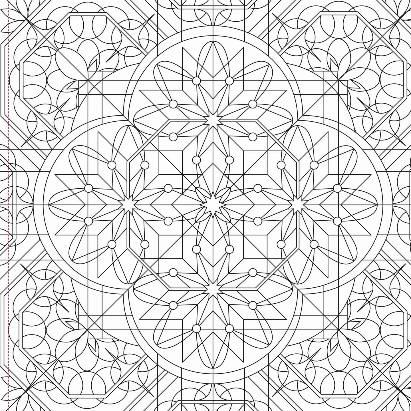 Learning fun Kaleidoscope Designs Artist'S Coloring Book