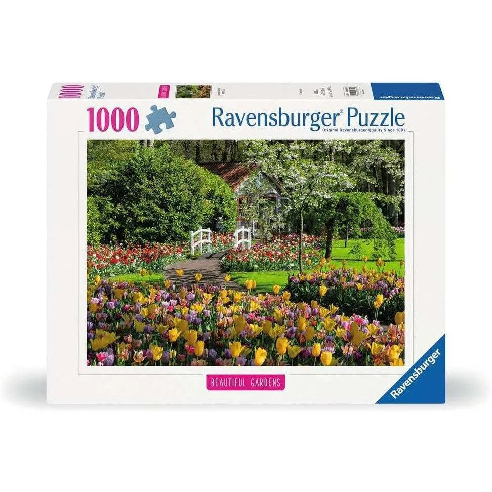 Keukenhof Gardens, Netherlands 1000 Ravensburger Puzzle Young explorers Creative time for curious minds