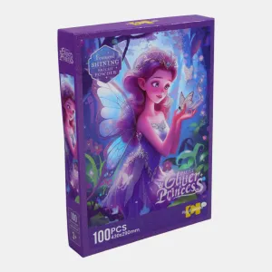 Glitter Princess Jigsaw Puzzle C 100 Pieces Preschool minds Nurturing minds