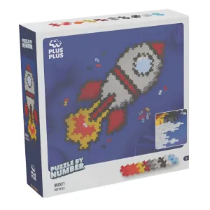Young learners Plus-Plus - Puzzle By Number - Rocket 500Pcs