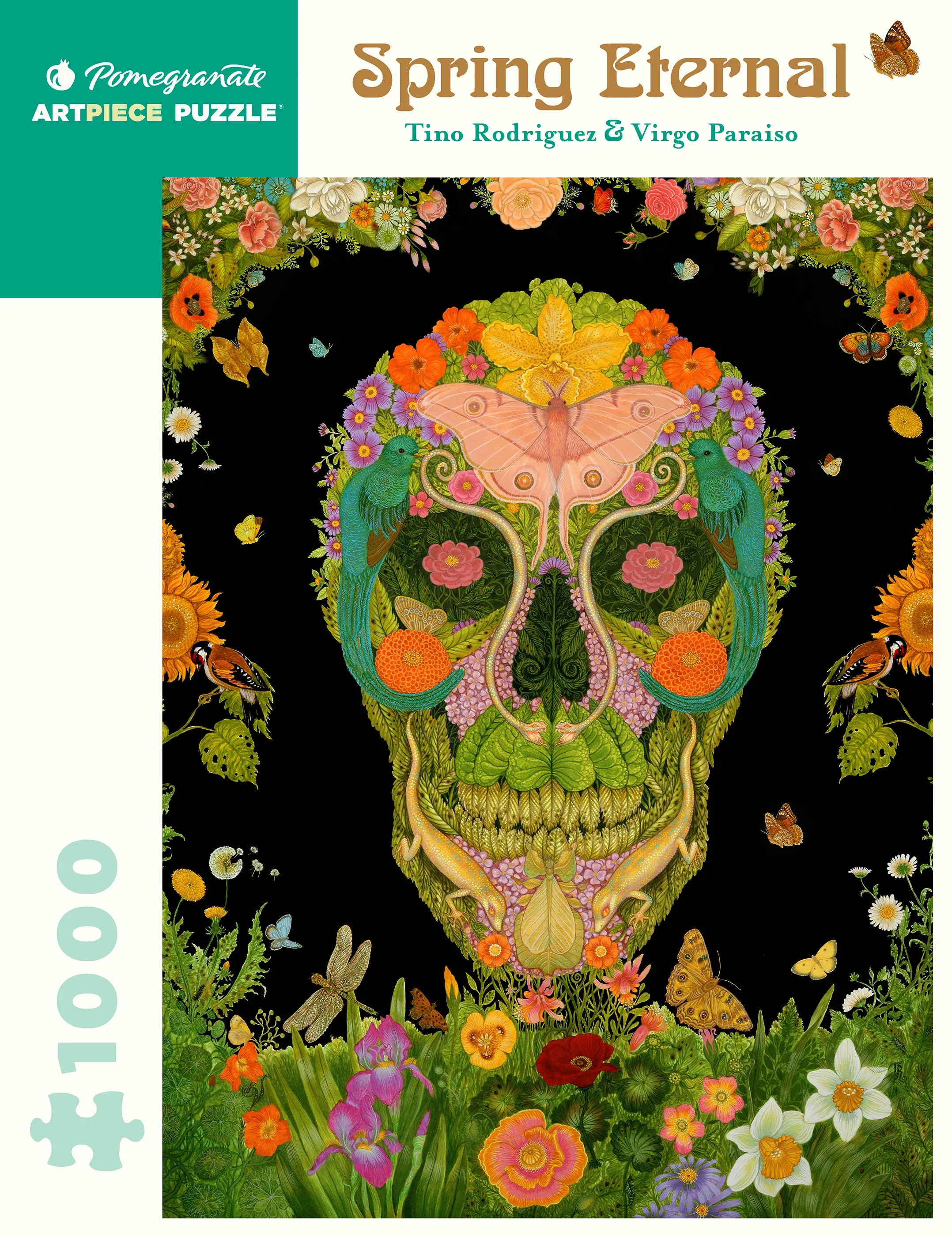 Curious minds Tino Rodriguez And Virgo Paraiso Spring Eternal 1000-Piece Jigsaw Puzzle