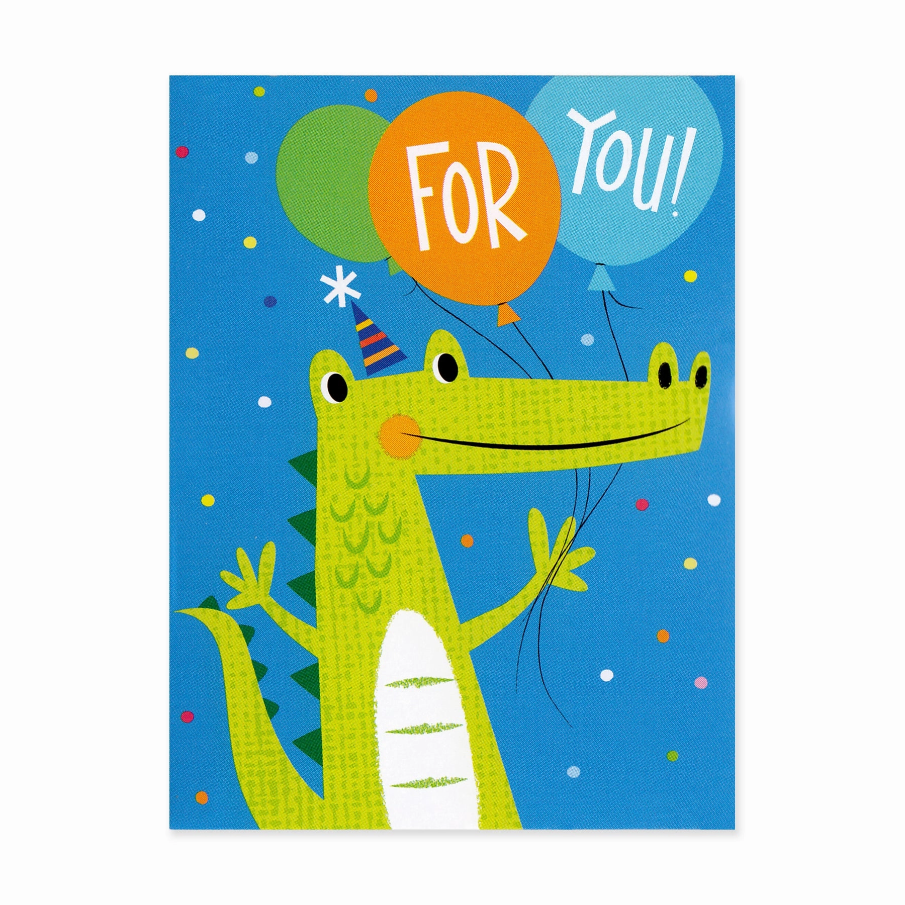 Kids essentials Smart activities for young learners Crocodile For You Balloons Enclosure Card