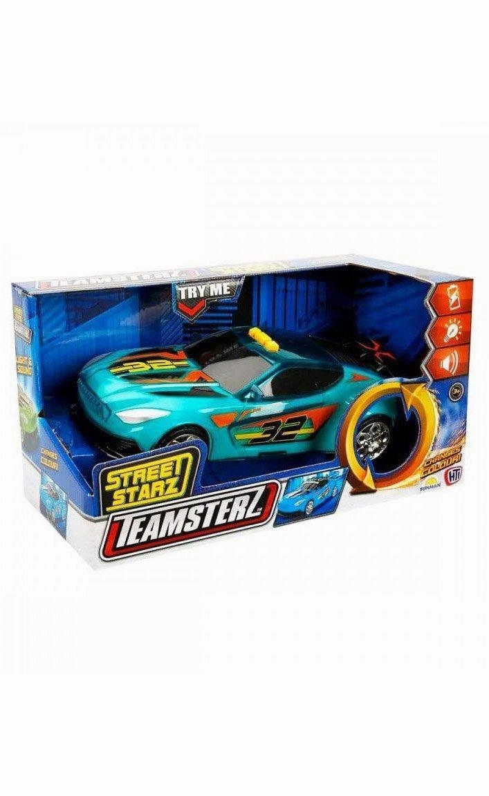 Little creators Young learners Teamsterz Lights And Sounds Street Starz Green Racing Car