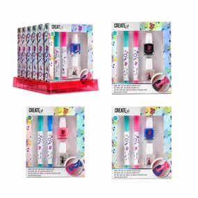 Playroom adventures begin here Create It! Poptastic Nail Art Set Assortment
