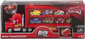 Learn at home Disney Cars Mini Racers Mack Transporter