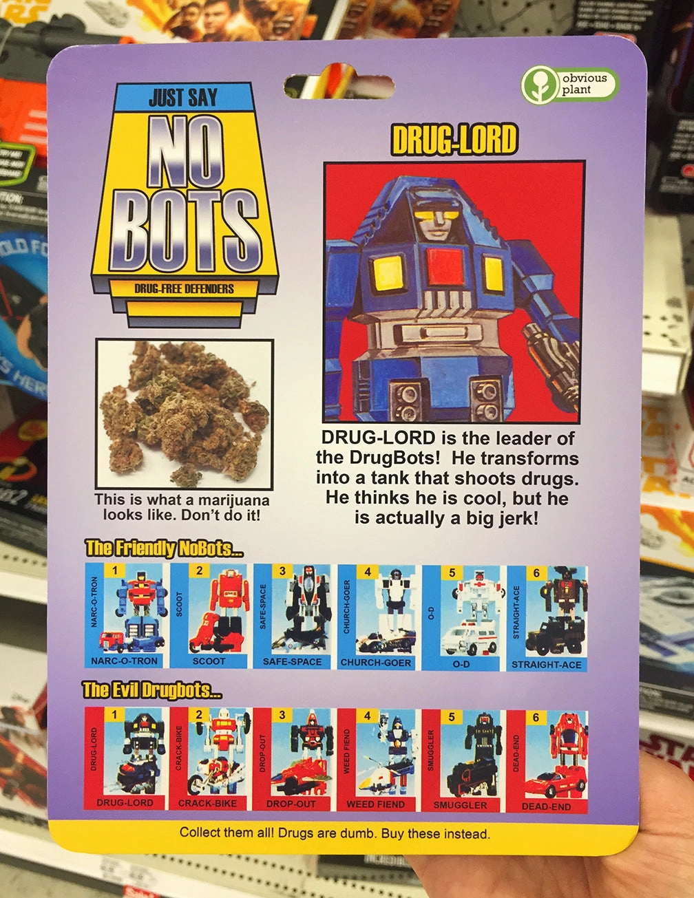 Nurturing minds Learn at home Just Say Nobots - Drug-Lord
