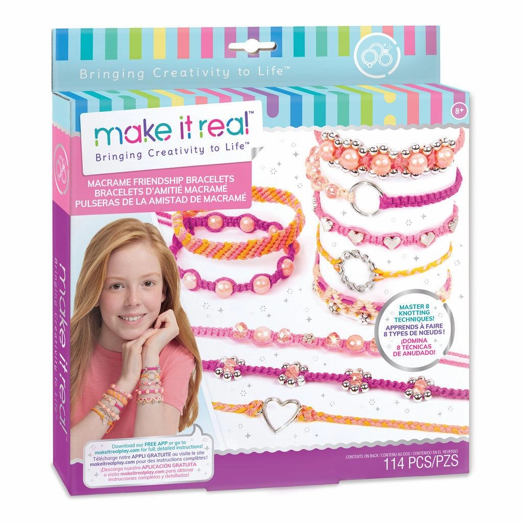Designed for development Make It Real Macrame Friendship Bracelets Kit