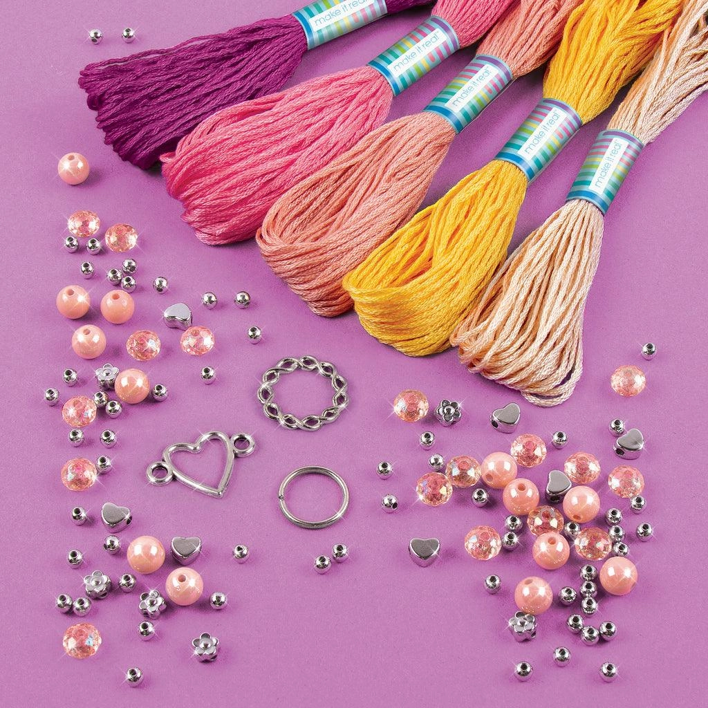 Make It Real Macrame Friendship Bracelets Kit Young learners Creative minds