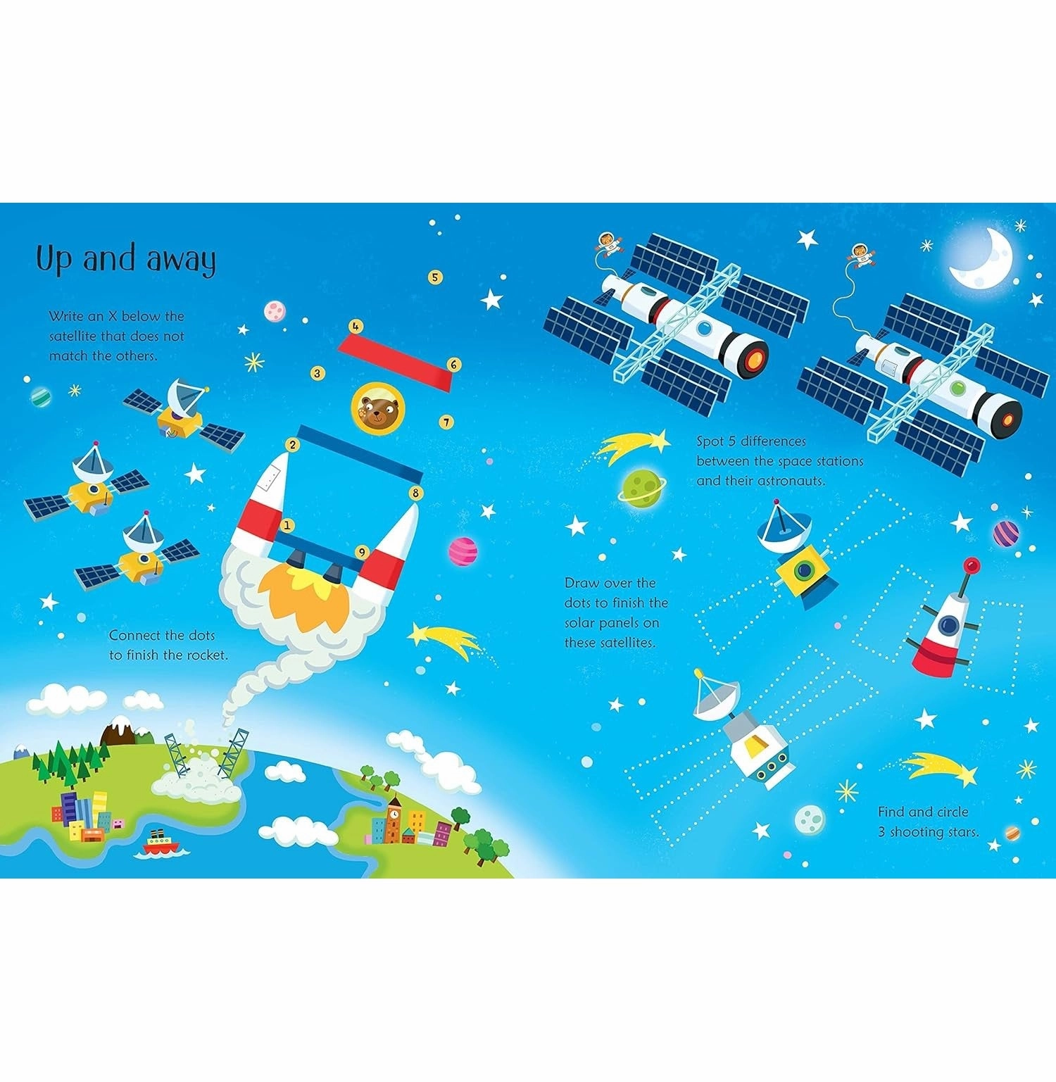 Kid-centered learning Wipe:Clean: Space Activities [Paperback] Robson Kirsteen And Alistar