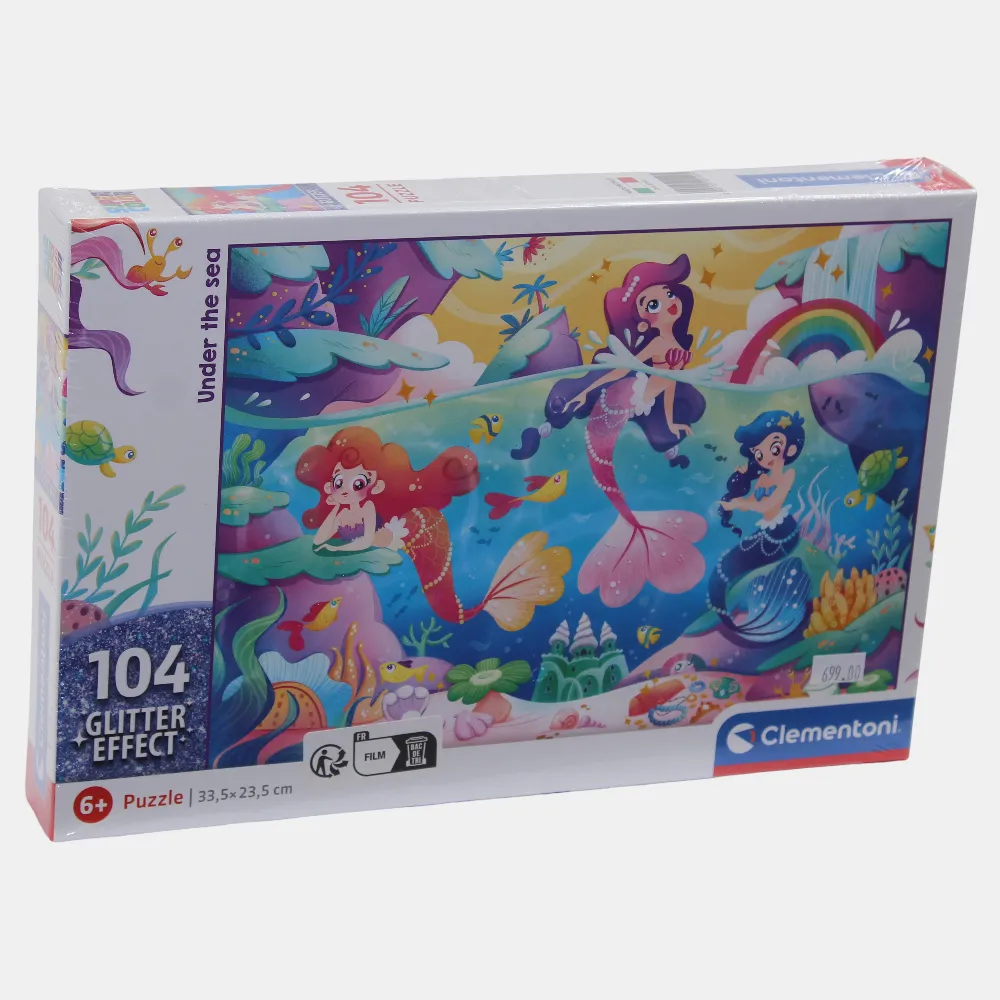 Glittery Under The Sea Puzzle C 104 Pcs Mini makers Busy kids