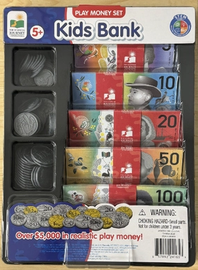 Kids Bank Play Money Set Designed for development Playful learning