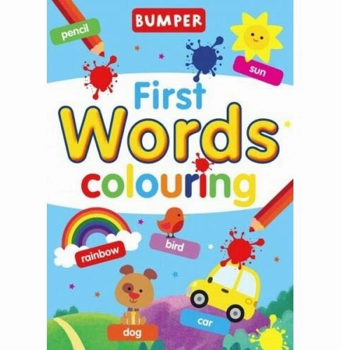 Learning fun Learn & grow Bumper First Words Colouring  Brown Watson