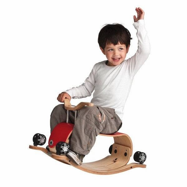 Growth tools Smart activities for young learners Flip 2-In-1 Wooden Ride-On And Rocking Toy