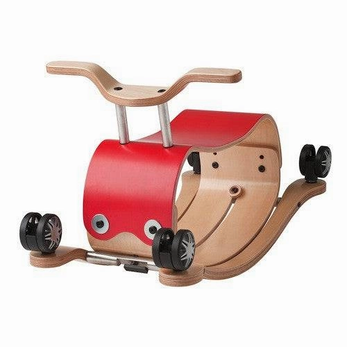 Flip 2-In-1 Wooden Ride-On And Rocking Toy Learning tools
