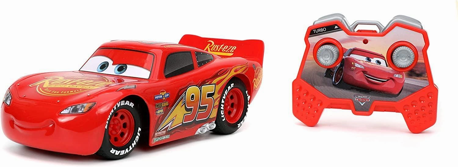 Pixar Cars Lightning Mcqueen Rc Remote Control Car Happy hands
