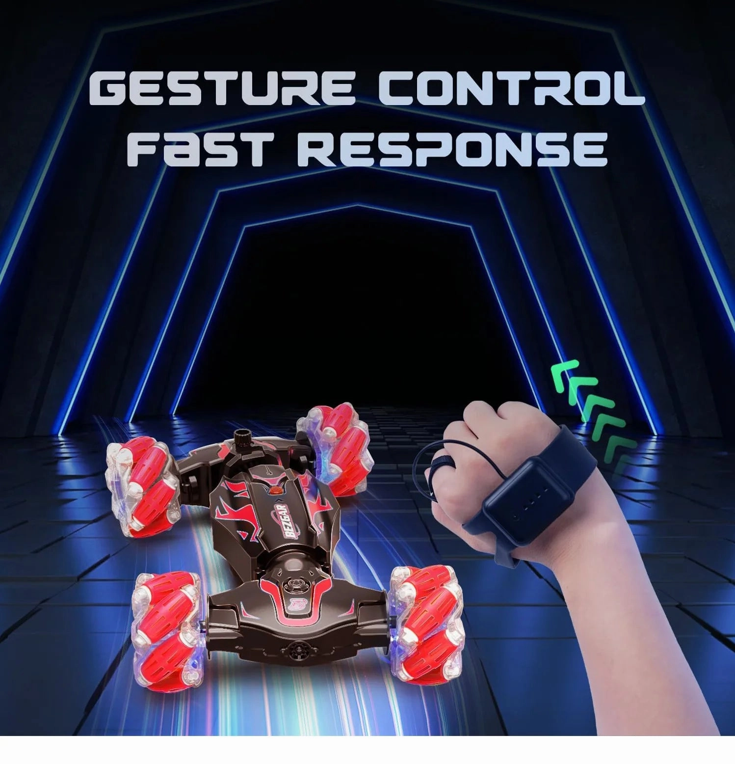 Rolling Drifting Rc Stunt Climbing Car With Lights - Assortment Smart little ones Child development