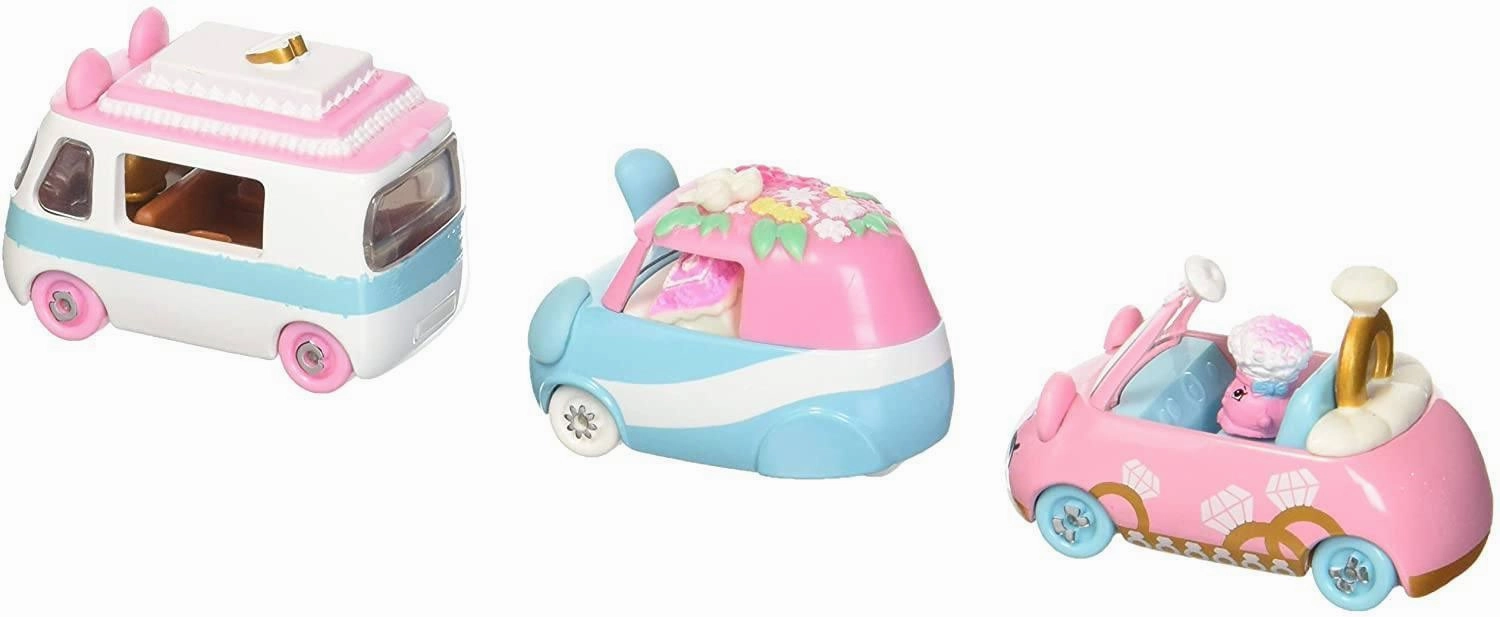 Shopkins Cutie Cars 3-Cars Pack - Assortment Home learning tools Mindful play