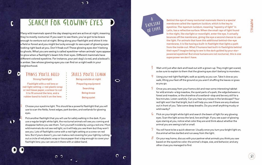 Inspiring creativity Learning tools The Animal Adventurer'S Guide : How To Prowl For An Owl, Make Snail Slime, And Catch A Frog Bare-Handed