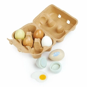 Wooden Eggs, Set Of 6 Quiet play for growing minds Brain boosters