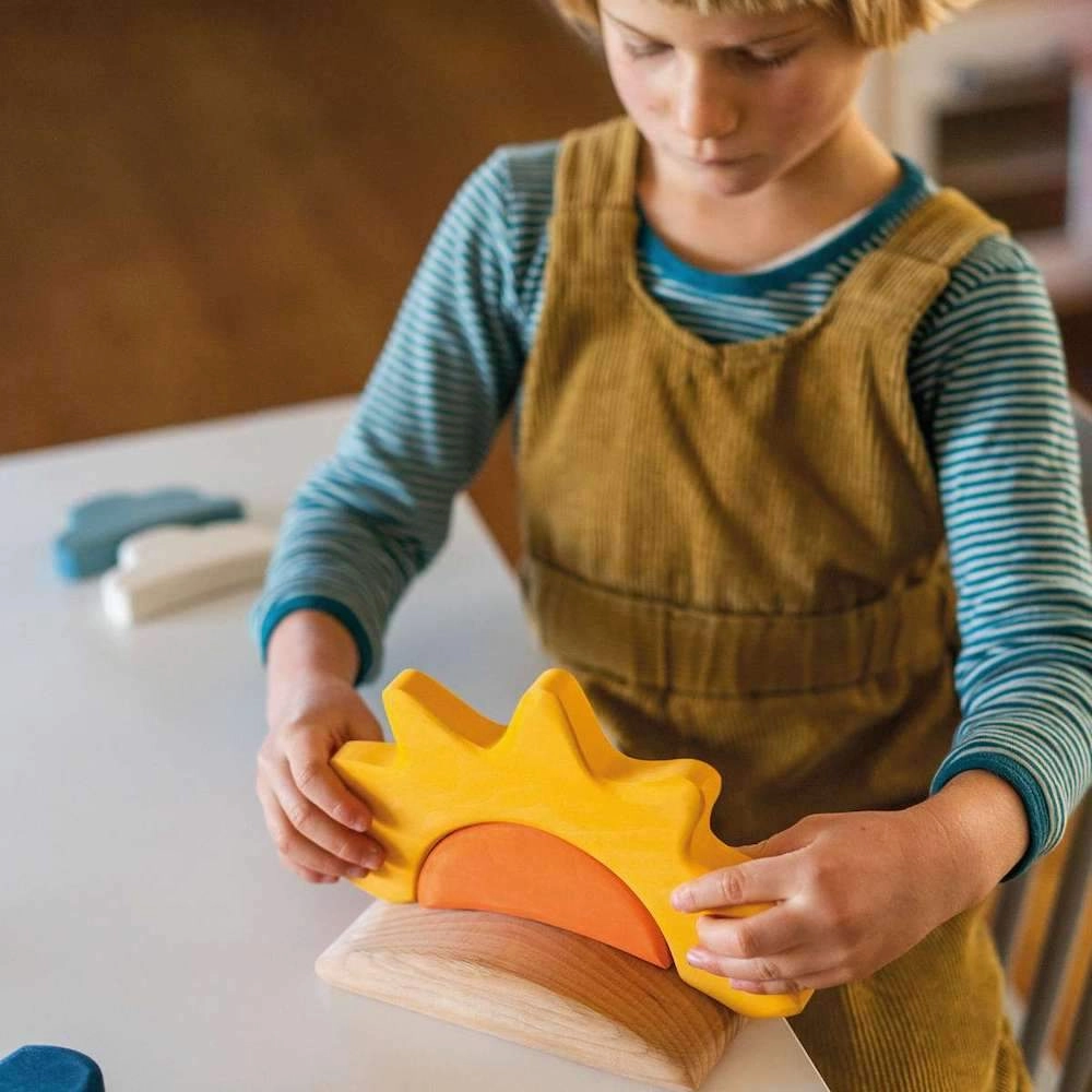 Playroom adventures begin here Wooden Weather Building Set