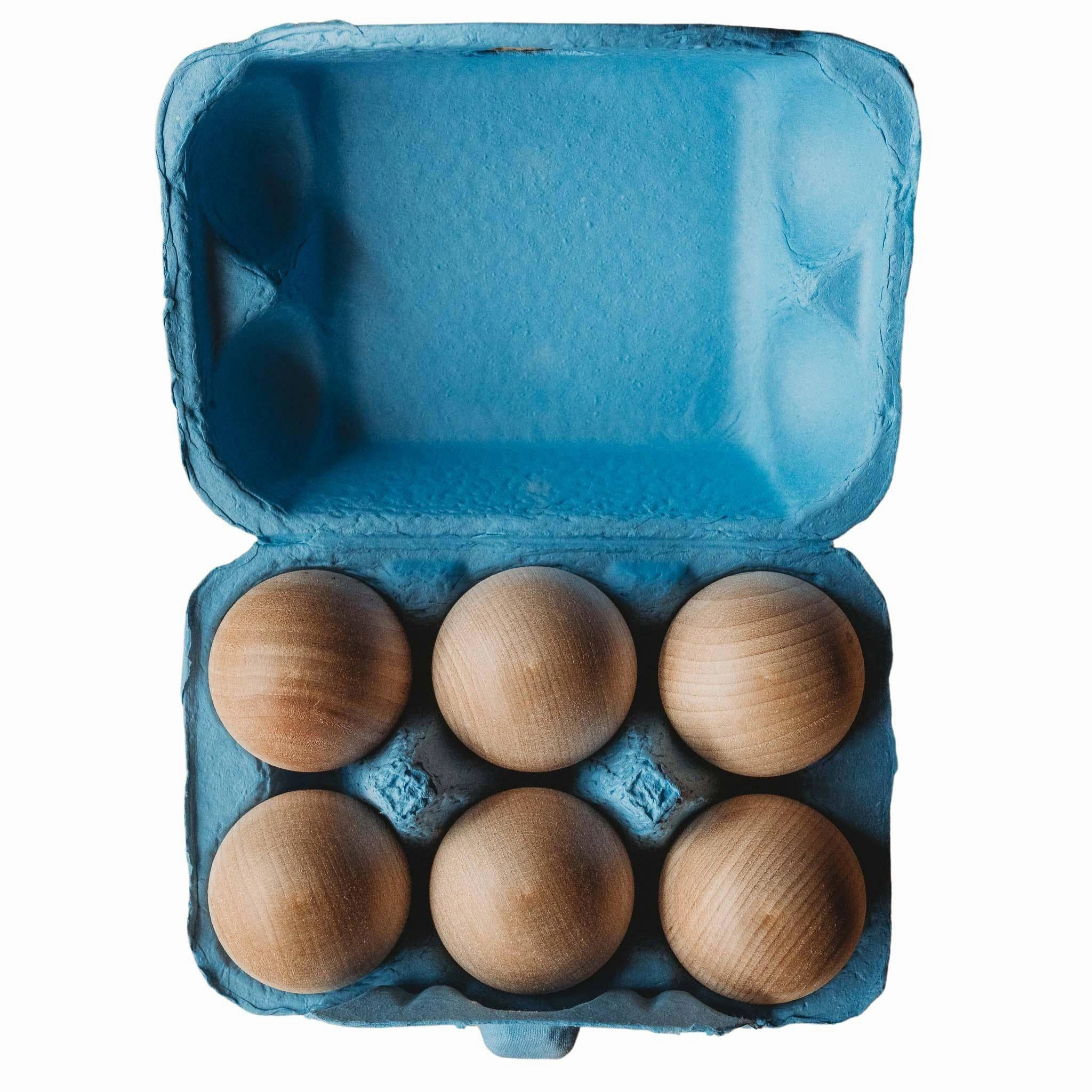 Moments of imagination Bella Luna Wooden Toy Eggs, 6 Pack