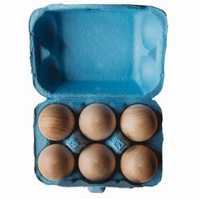 Moments of imagination Bella Luna Wooden Toy Eggs, 6 Pack