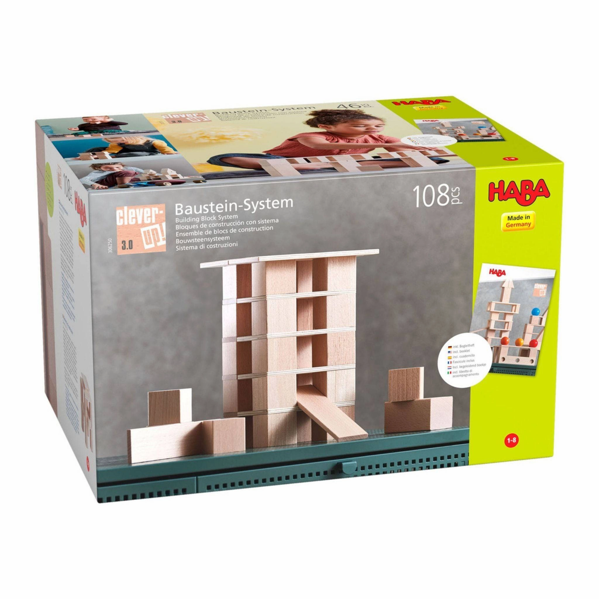 Learning fun Clever Up! Unit Wooden Block Building System 3.0