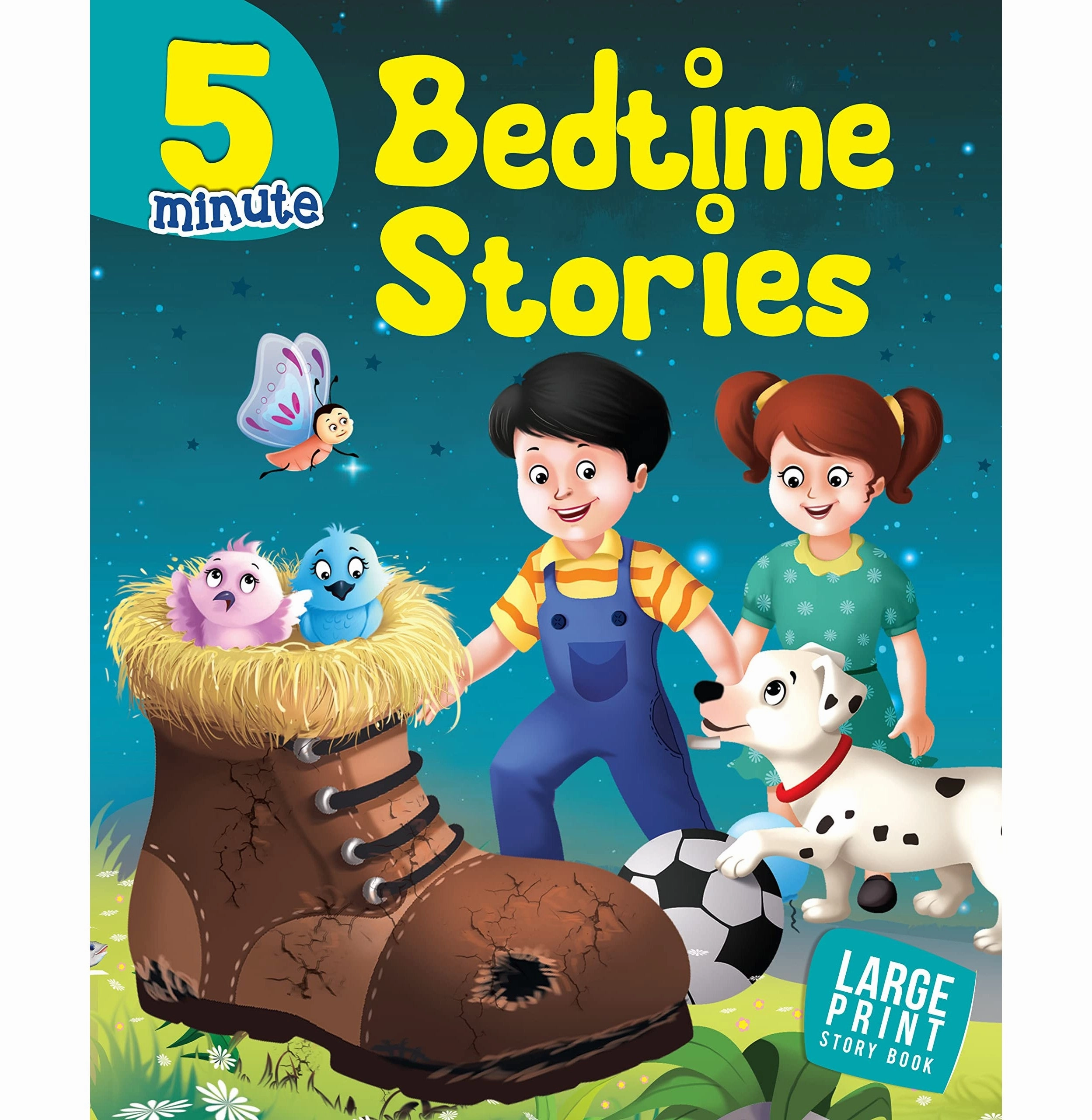 Tools for tiny thinkers Nurturing minds Story Book: 5 Minute Bedtime Stories For Children ( Large Print) [Paperback] Om Books Editorial Team