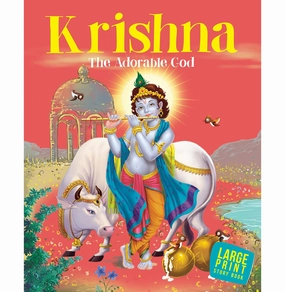 Story Book: Krishna The Adorable God : Indian Mythology ( Large Print) [Paperback] Om Books Editorial Team Growth tools