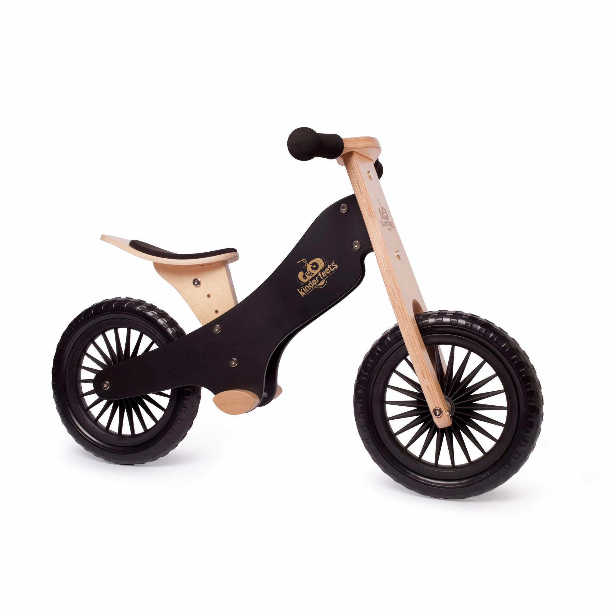 Kinderfeets Balance Bike - Black Exploration gear
