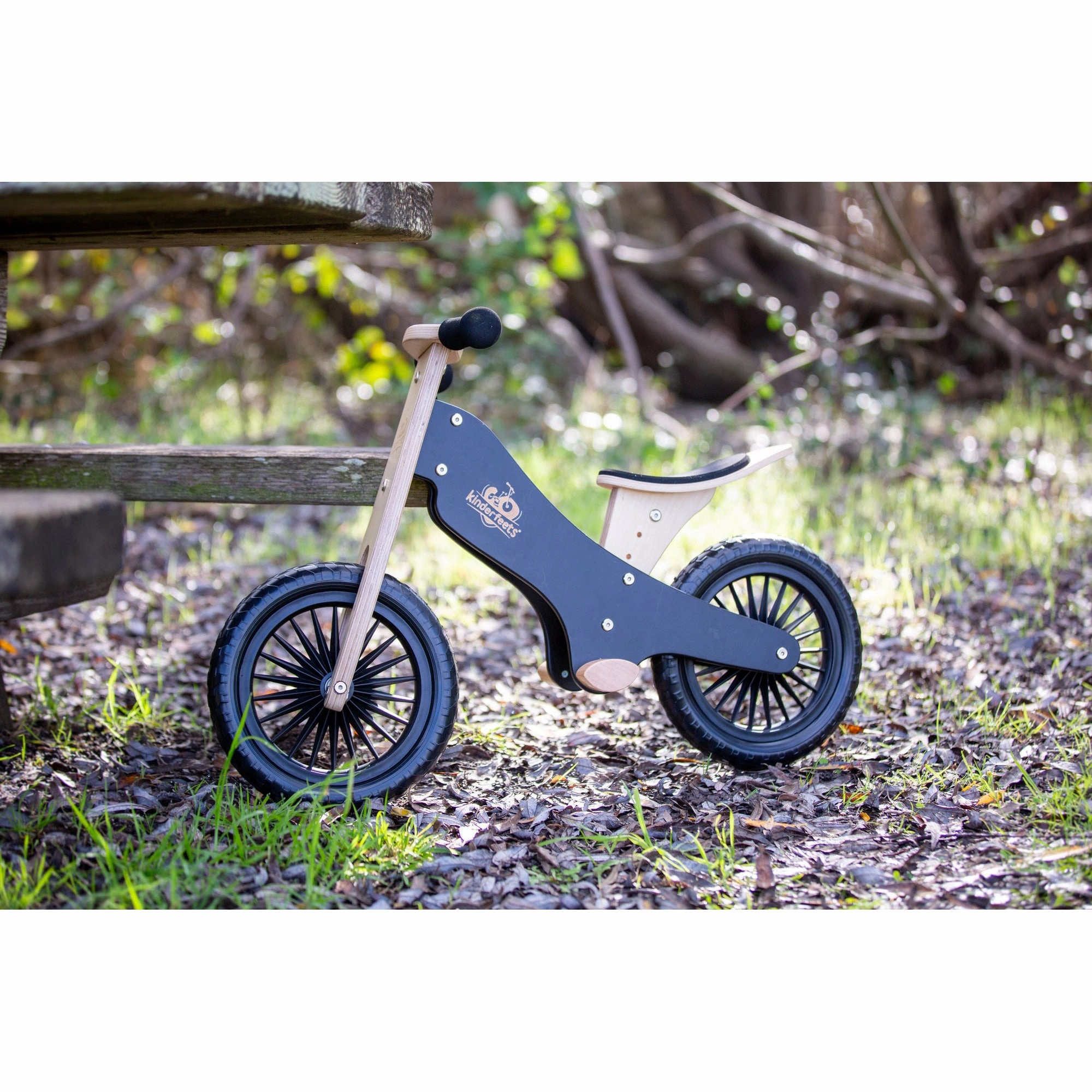 Play-based education Little builders Kinderfeets Balance Bike - Black