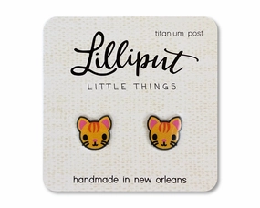 Kitty Cat Earrings: Orange Mini makers Fun that fuels growth