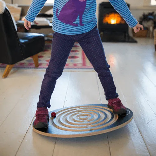 Labyrinth Classic Wooden Balance Board Creative time for curious minds