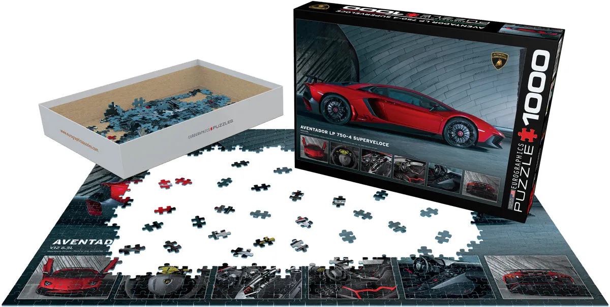 Imaginative play Playroom adventures begin here Lamborghini Aventador Lp750-4 Superveloce - 1000Pc