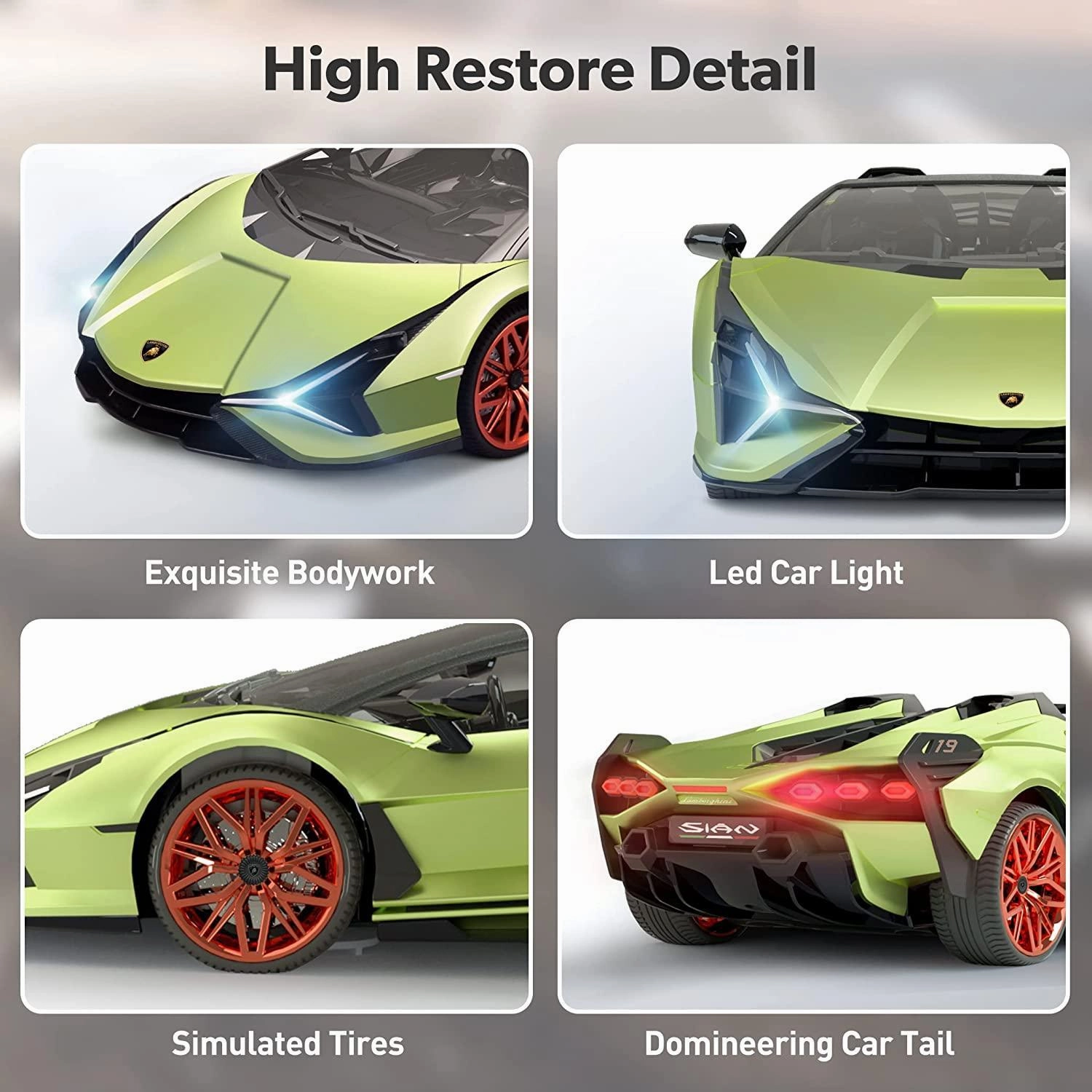 Lamborghini SiN Roadster Rc Car With Lights - Assortment Exploration made fun