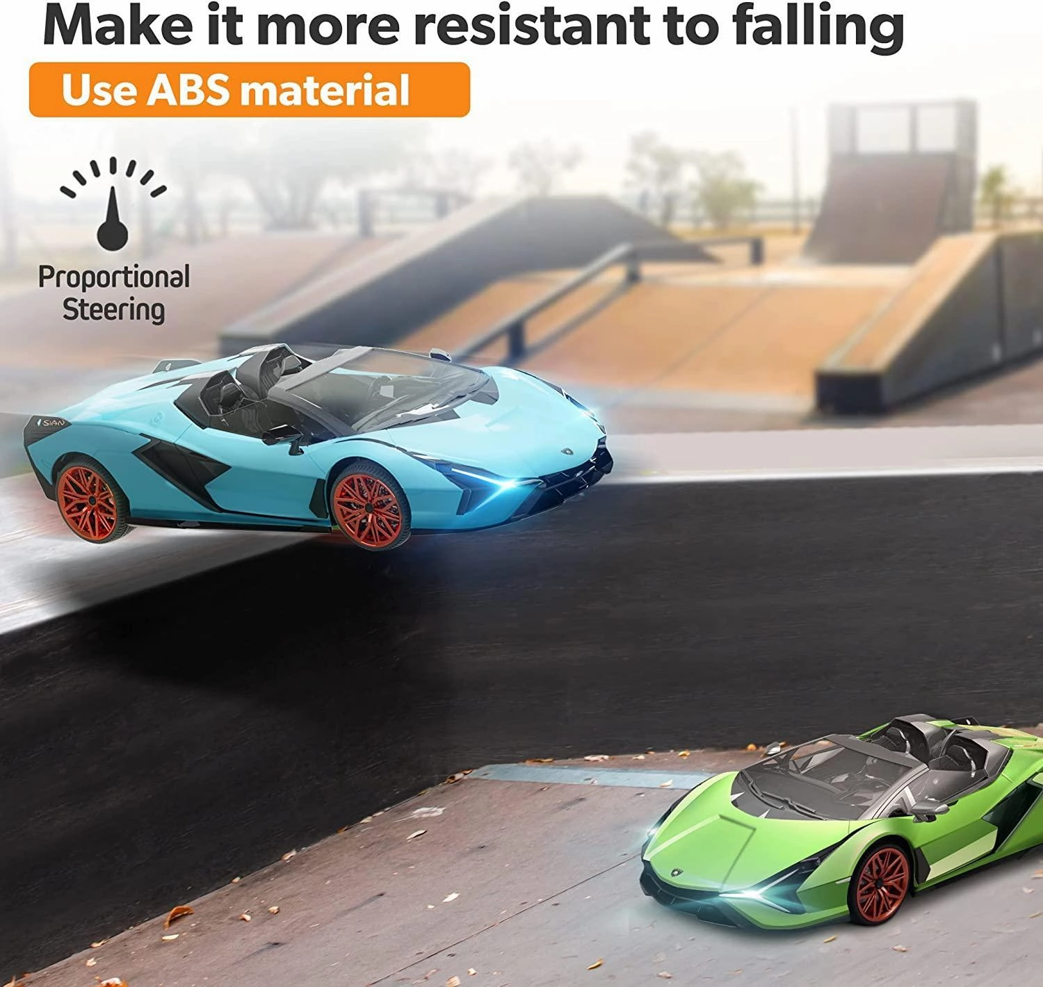 Active learners Lamborghini SiN Roadster Rc Car With Lights - Assortment