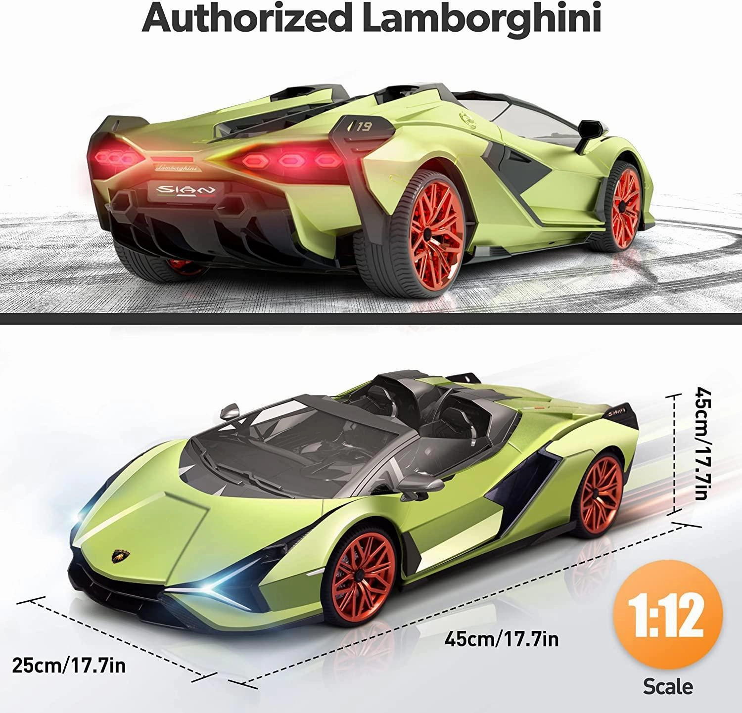 Lamborghini SiN Roadster Rc Car With Lights - Assortment Learn at home