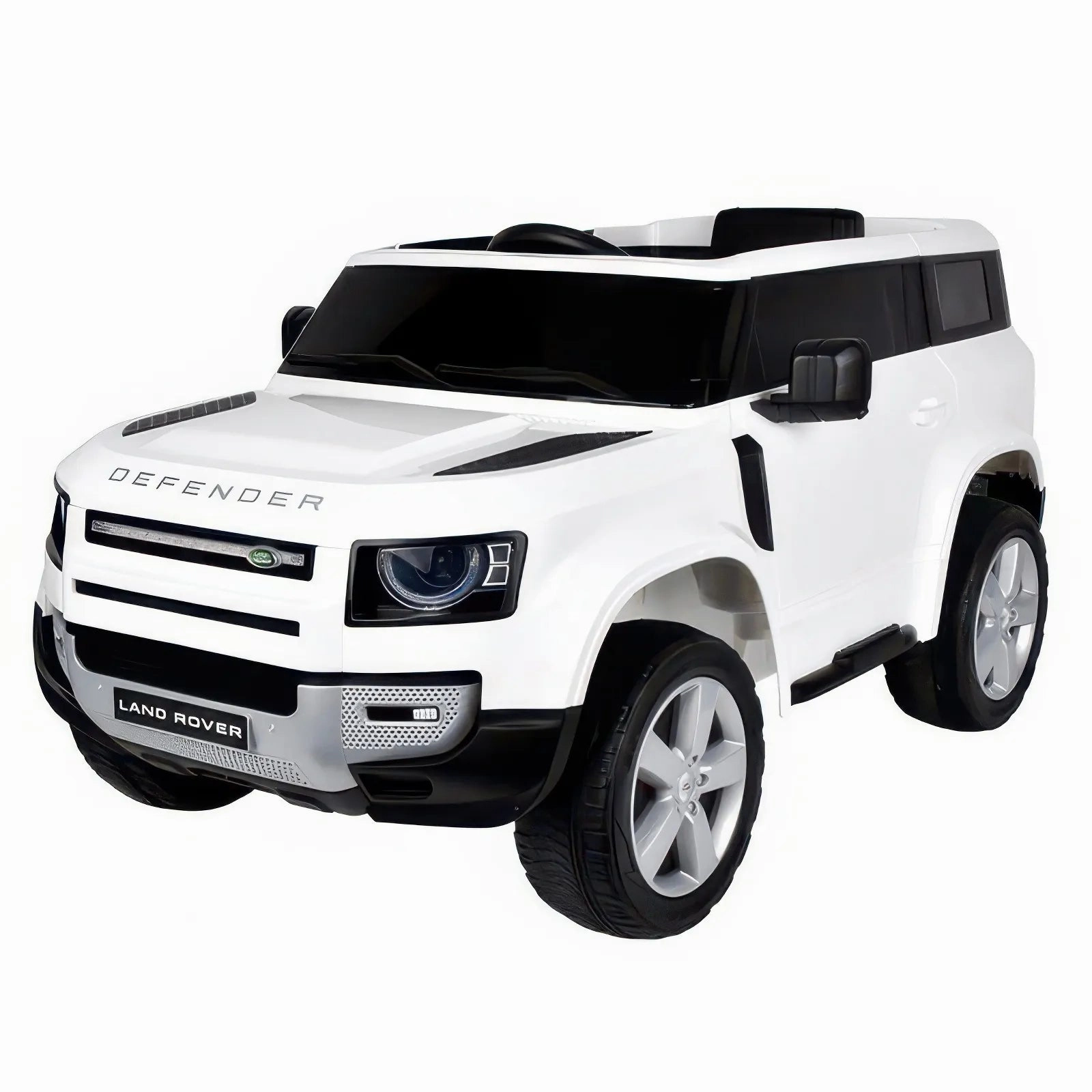Land Rover Defender 12V Ride-On - White Young imaginations